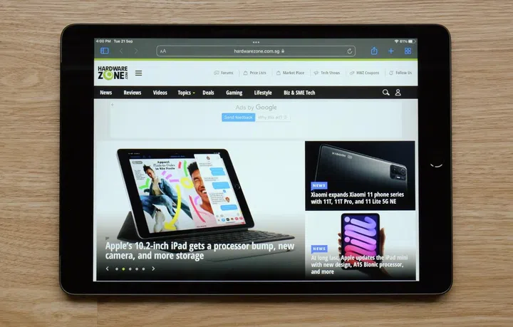 The current generation iPad was unveiled late last year.