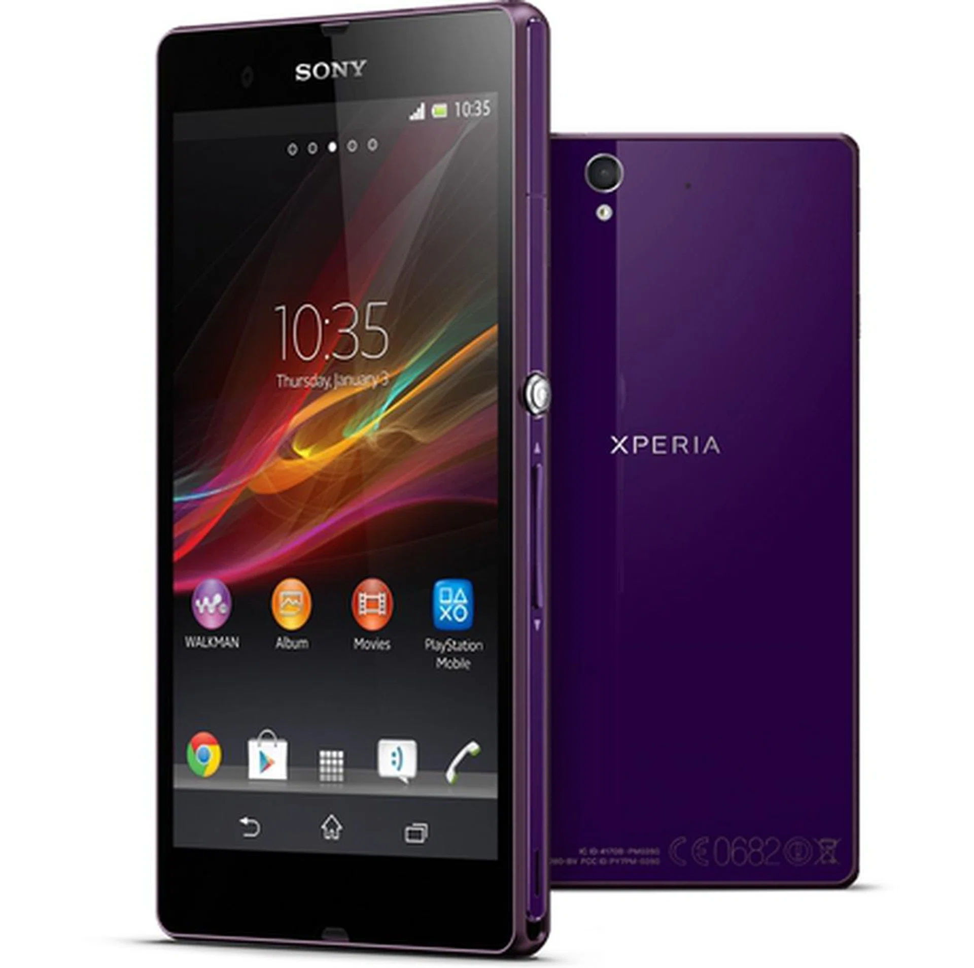 Admittedly, the purple Sony Xperia Z is a looker. 