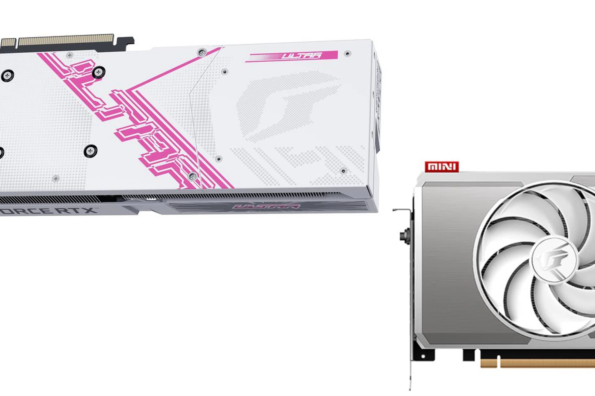 The new iGame GeForce RTX 4000 series graphics cards. (Image source: Colorful Technology)