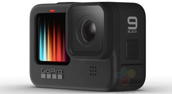 Leaked render of the GoPro Hero 9. <br>Image source: WinFuture.