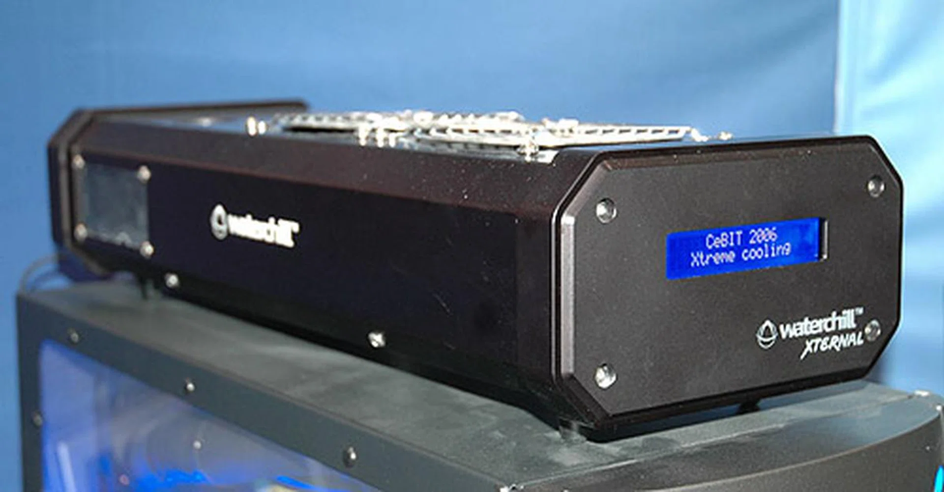 The new WaterChill Xternal radiator.