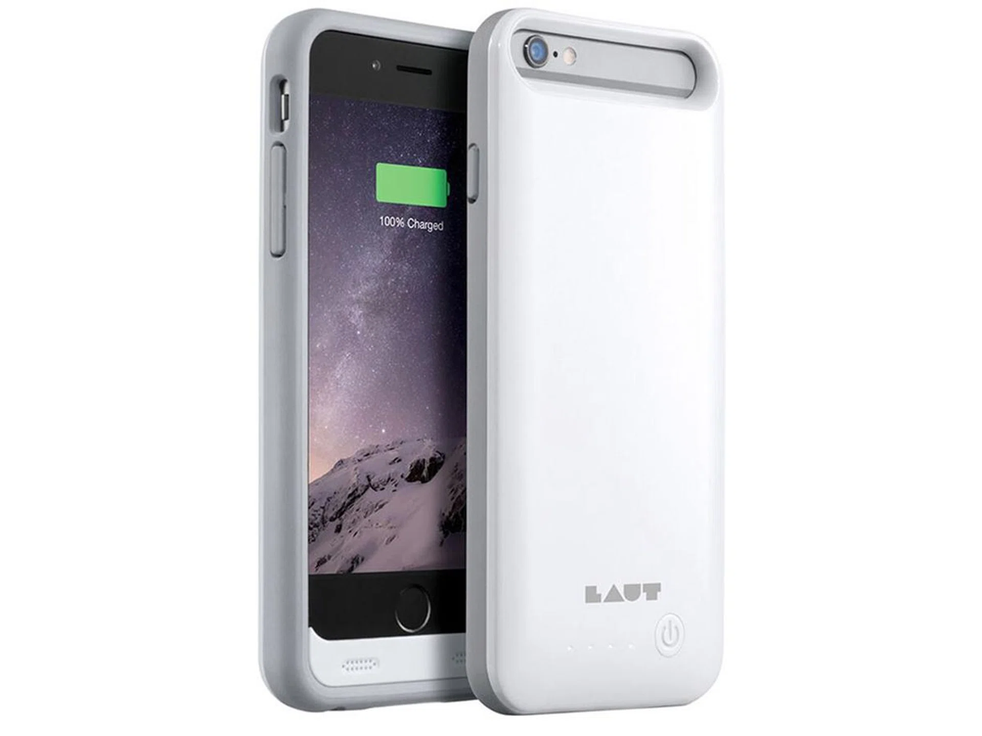 The Laut N.Duro is the lightest battery case in this round-up and its exterior feels smooth. (Image source: Laut.)
