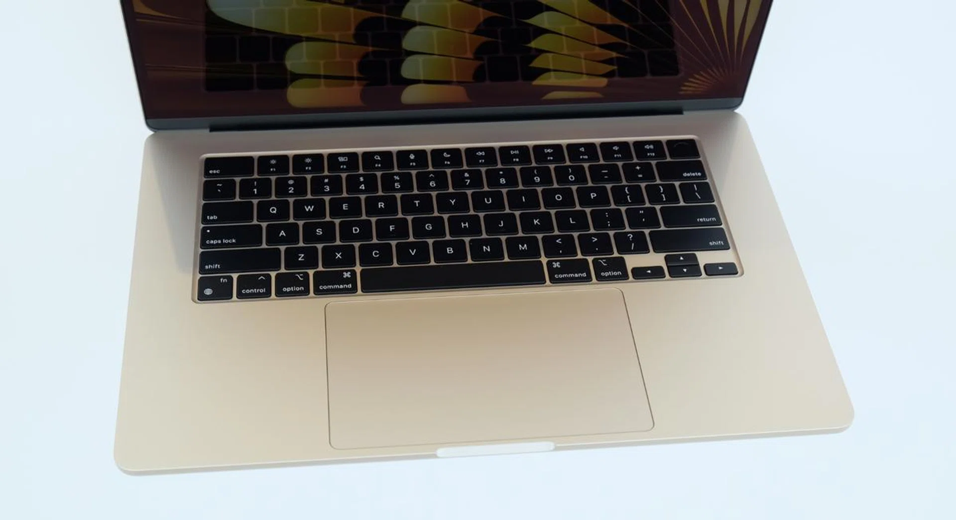 The keyboard configuration is unchanged but it looks like the trackpad is larger.