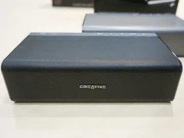 The new Roar Pro in front of a Classic Sound Blaster Roar .