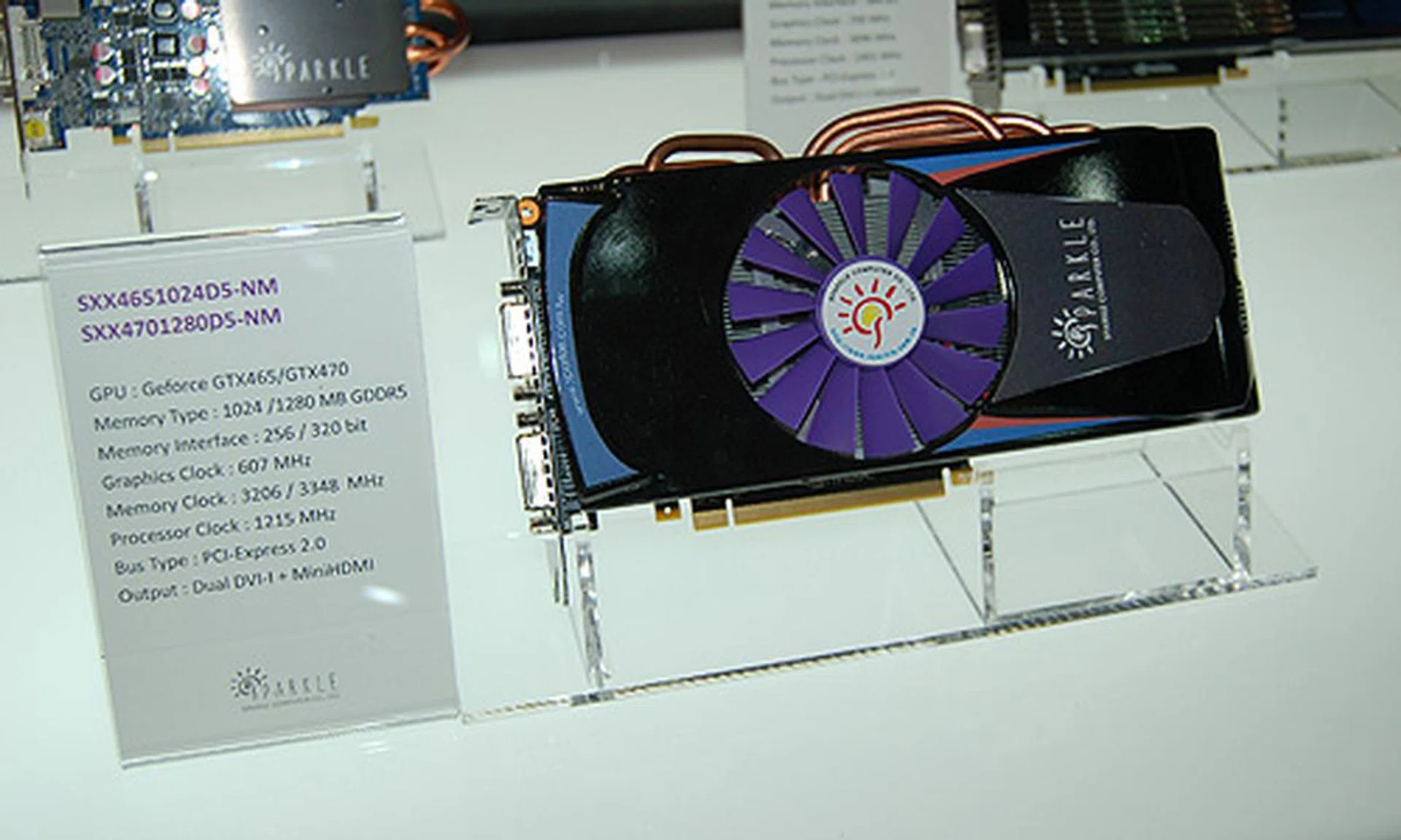 We also saw their customized design for NVIDIA's GeForce GTX 470 and GeForce GTX 465.