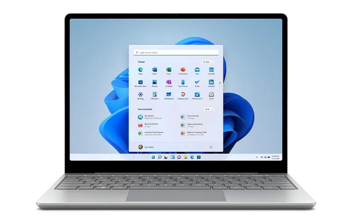 The Surface Laptop Go 2 comes with Windows 11 pre-installed. Image source: Microsoft. 
