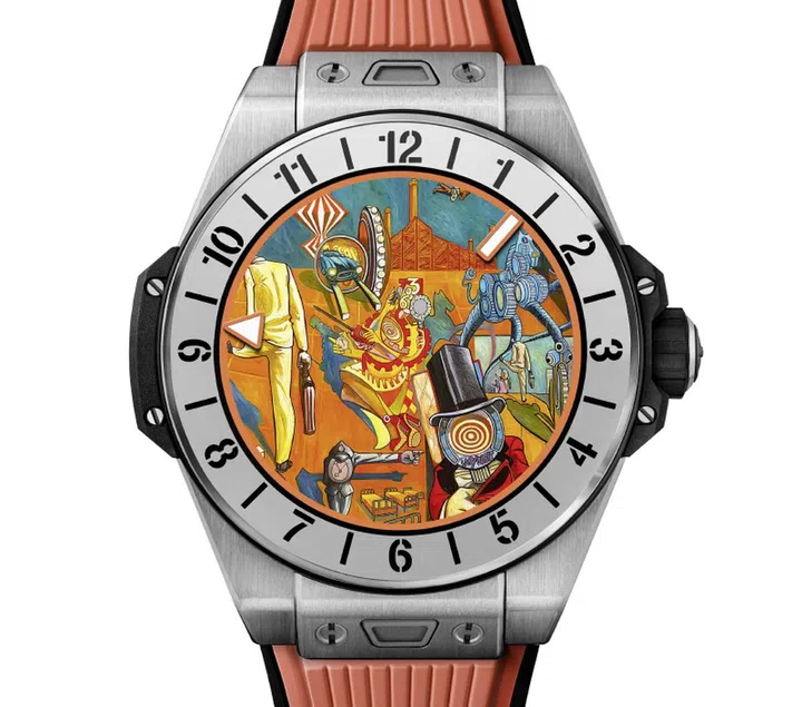 One of the special dials designed by Marc Ferroro. (Image source: Hublot)