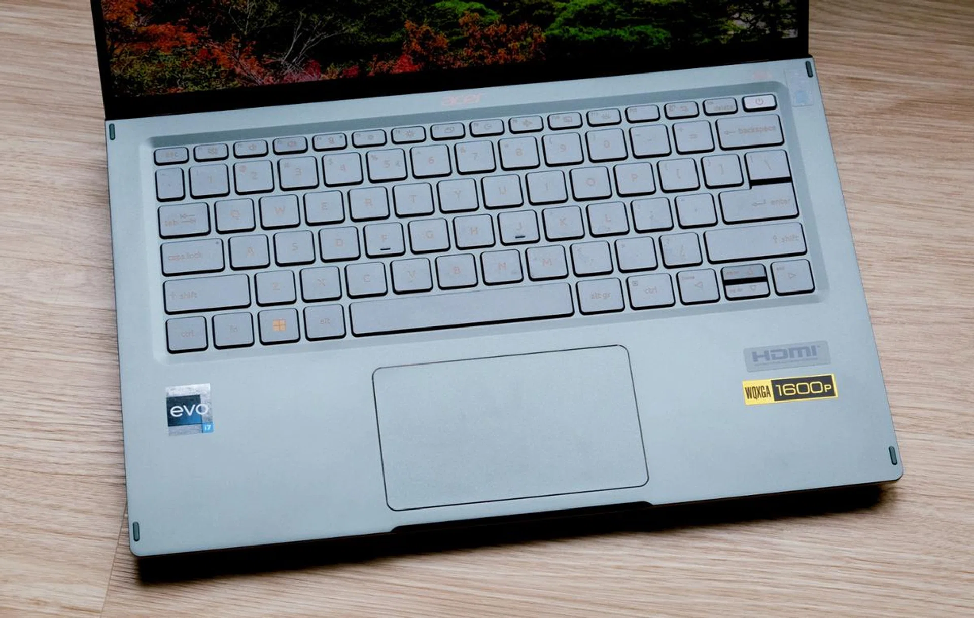 Key feel is good but it could do with a little more travel. The keycaps are also quite prone to smudges.