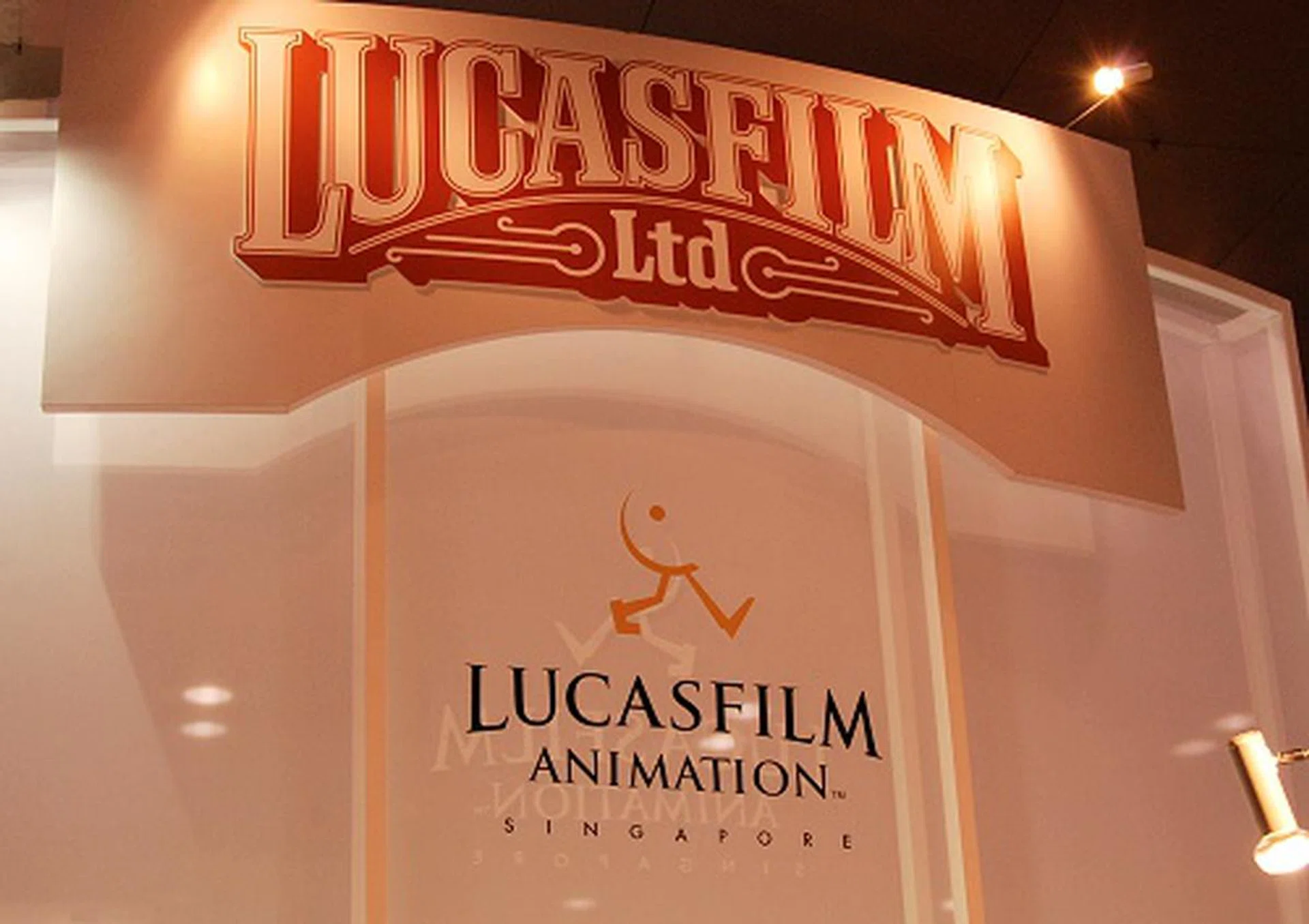 And yes it's the Lucasfilm Animation Singapore arm that was present at the show floor and ...