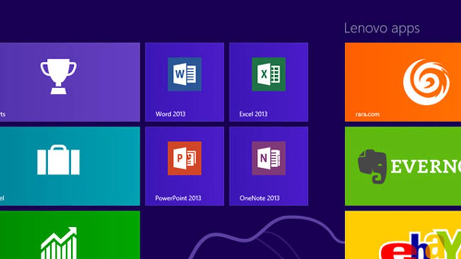 You'll find RT versions of Word, Excel and PowerPoint pre-installed on the Yoga 11. Note that they are still preview editions and they will be updated to the full edition when Microsoft updates its RT edition of the Office 2013 suite.