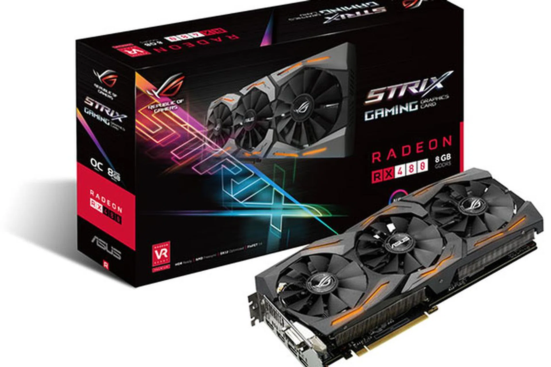 ASUS ROG Strix Radeon RX 480. (Image Source: ASUS)