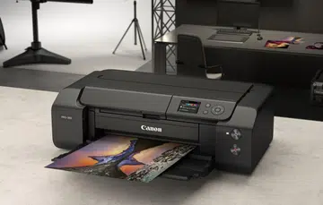 Canon's imagePROGRAF Pro-300 comes with the new Lucia Pro 10-ink system. Image courtesy of Canon.