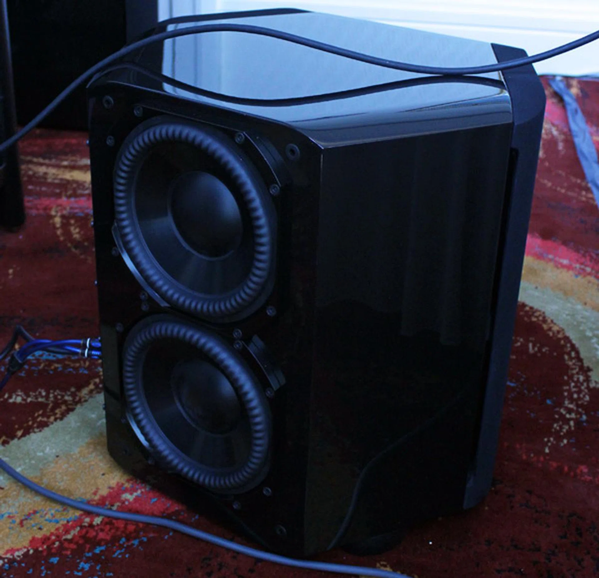 The massive Signature Sub 1 has a total of six 8-inch drivers for pumping out the bass.