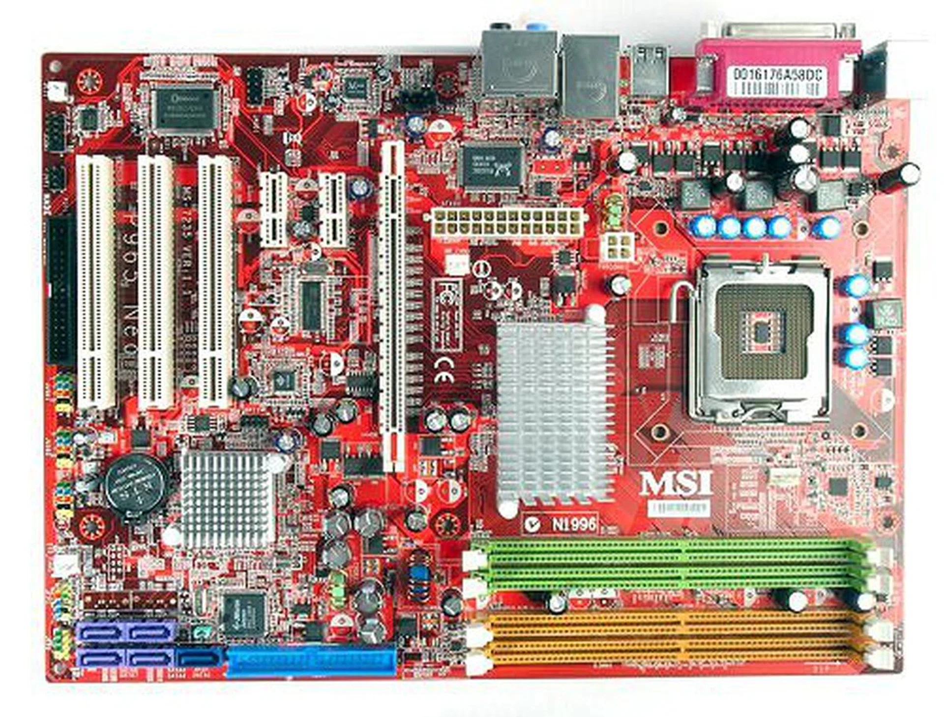 The MSI P965 Neo motherboard.