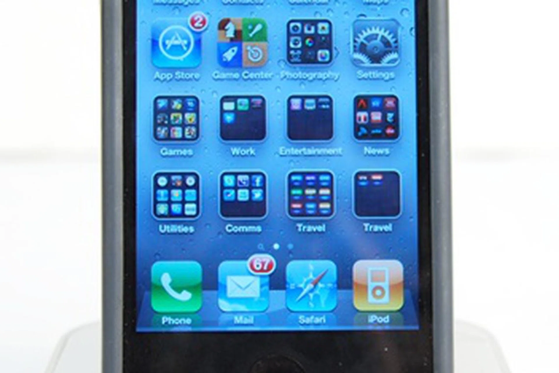 We'll be using an iPhone 4 running on iOS 4.3.1 to test out Iomega's SuperHero.