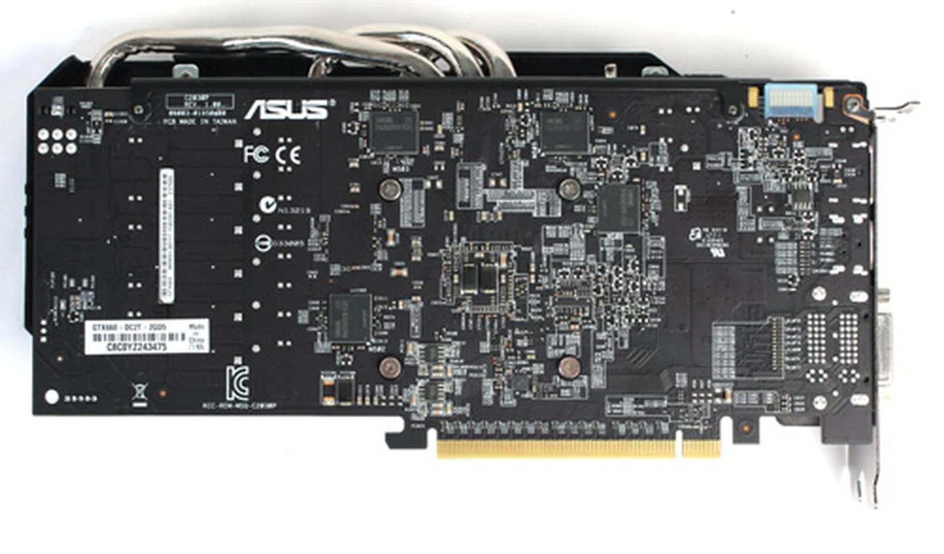 ASUS uses a custom PCB with upgraded components.
