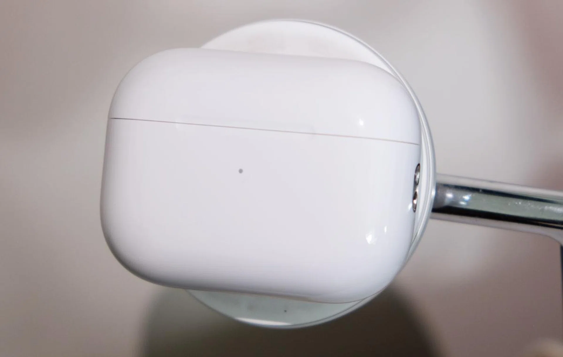 I'm charging the new AirPods Pro using Belkin's excellent Boost Charge Pro 3-in-1 Wireless Charger which has MagSafe.