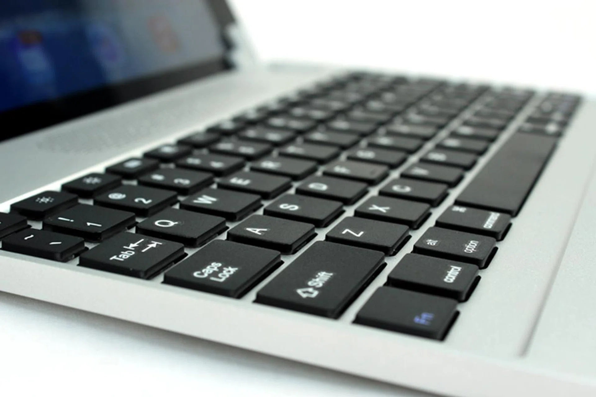 Unlike most tablet keyboards, the Brydge+ sports firm keys with plenty of travel.
