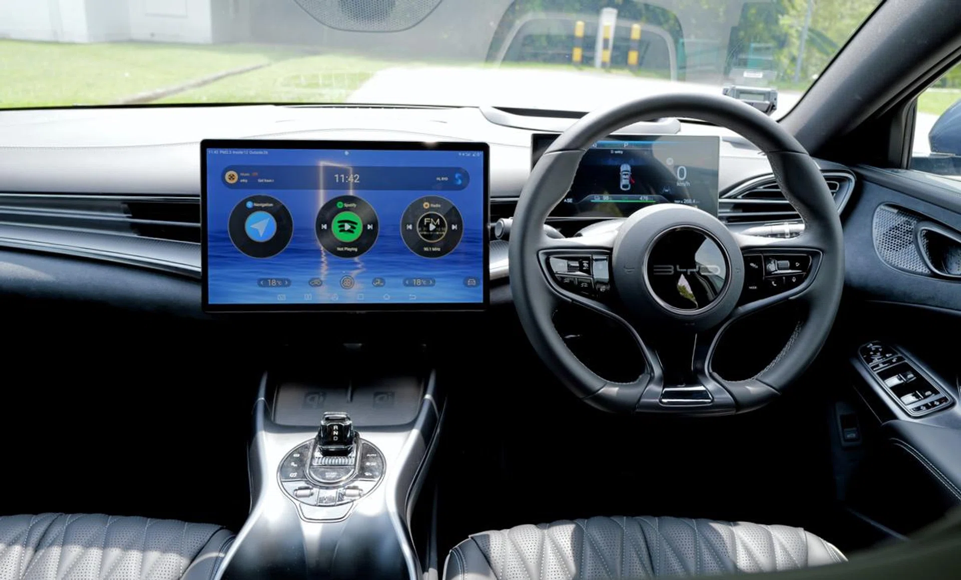 The infotainment display may be large but the user interface is unintuitive and takes quite a bit of practice.