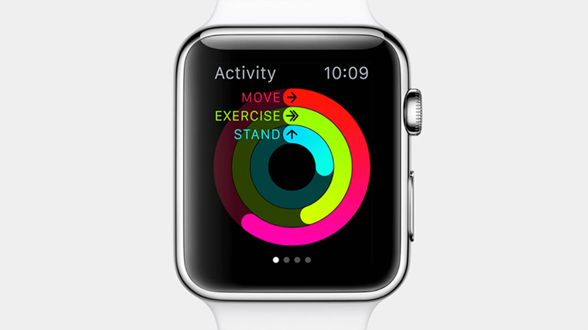 Track your activity levels and progress with the Activity app.