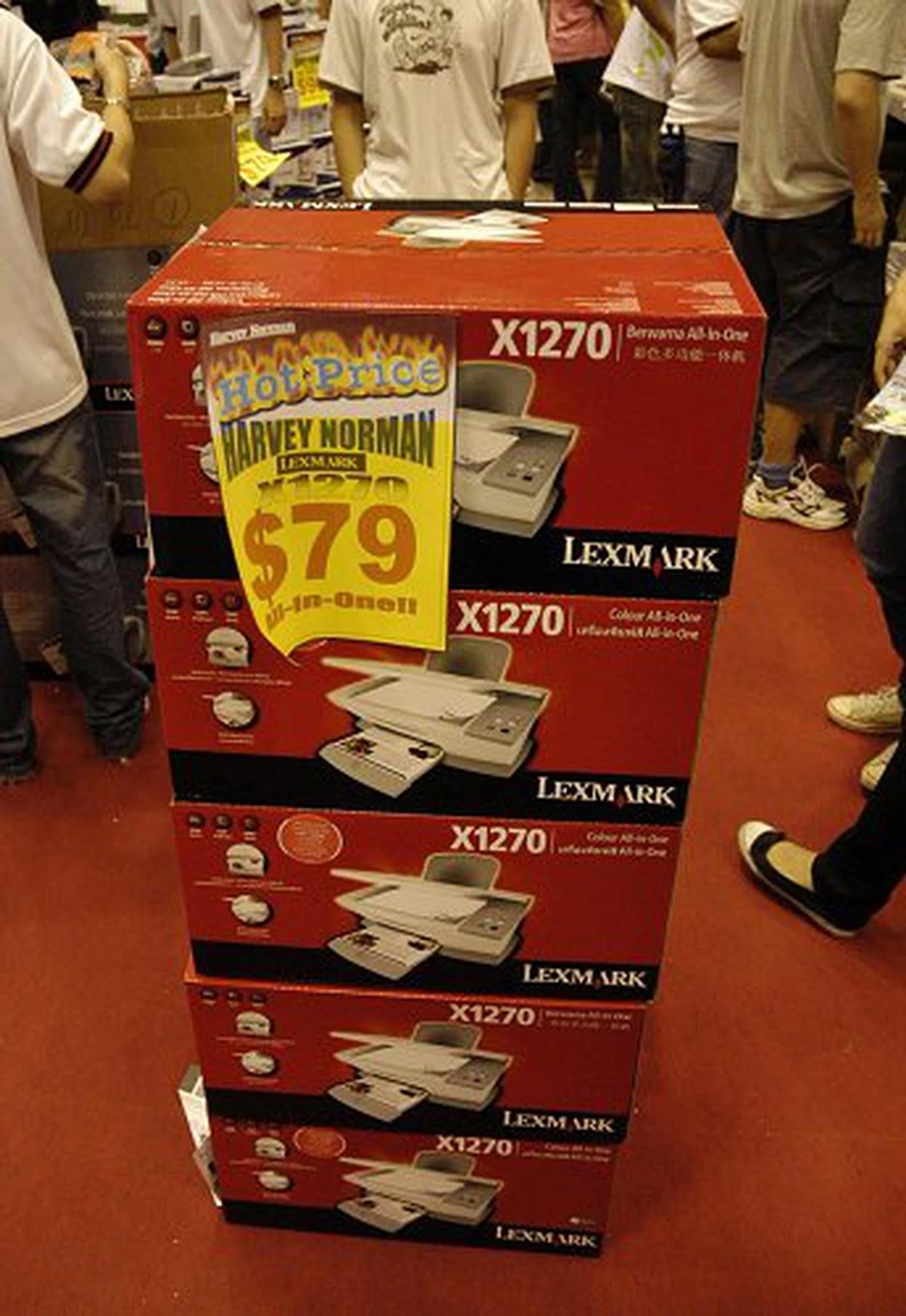  It's perfectly ok if you only have a ridiculously tight budget for a printer. The Lexmark X1270 all-in-one printer is going at just $79. It prints up to 17ppm (mono) and 9ppm (color) at up to 4800dpi. What's more, all purchases of any Lexmark printer entitle you to a 10% discount on all cartridges and toners as well.  