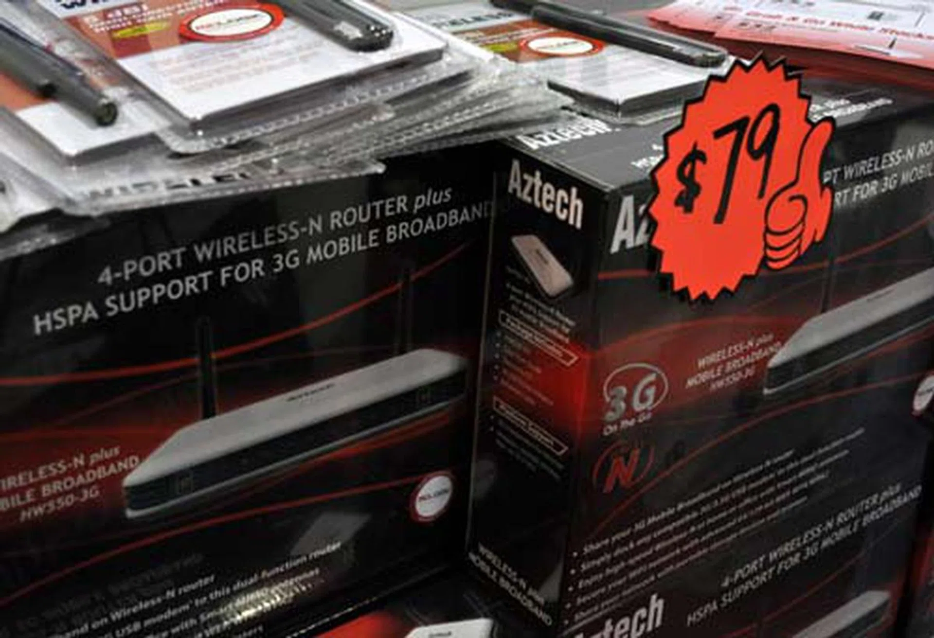 For $79, you can get Wireless-N router for for 3G mobile broadband. Too cheap to be true? It's true.
