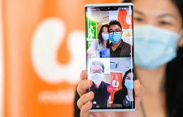 Multi-party video calls over 5G SA networks is now slightly closer to fruition in Singapore. Image: StarHub.