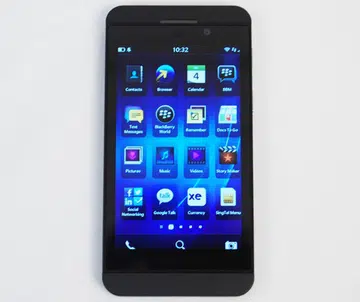 The BlackBerry Z10.
