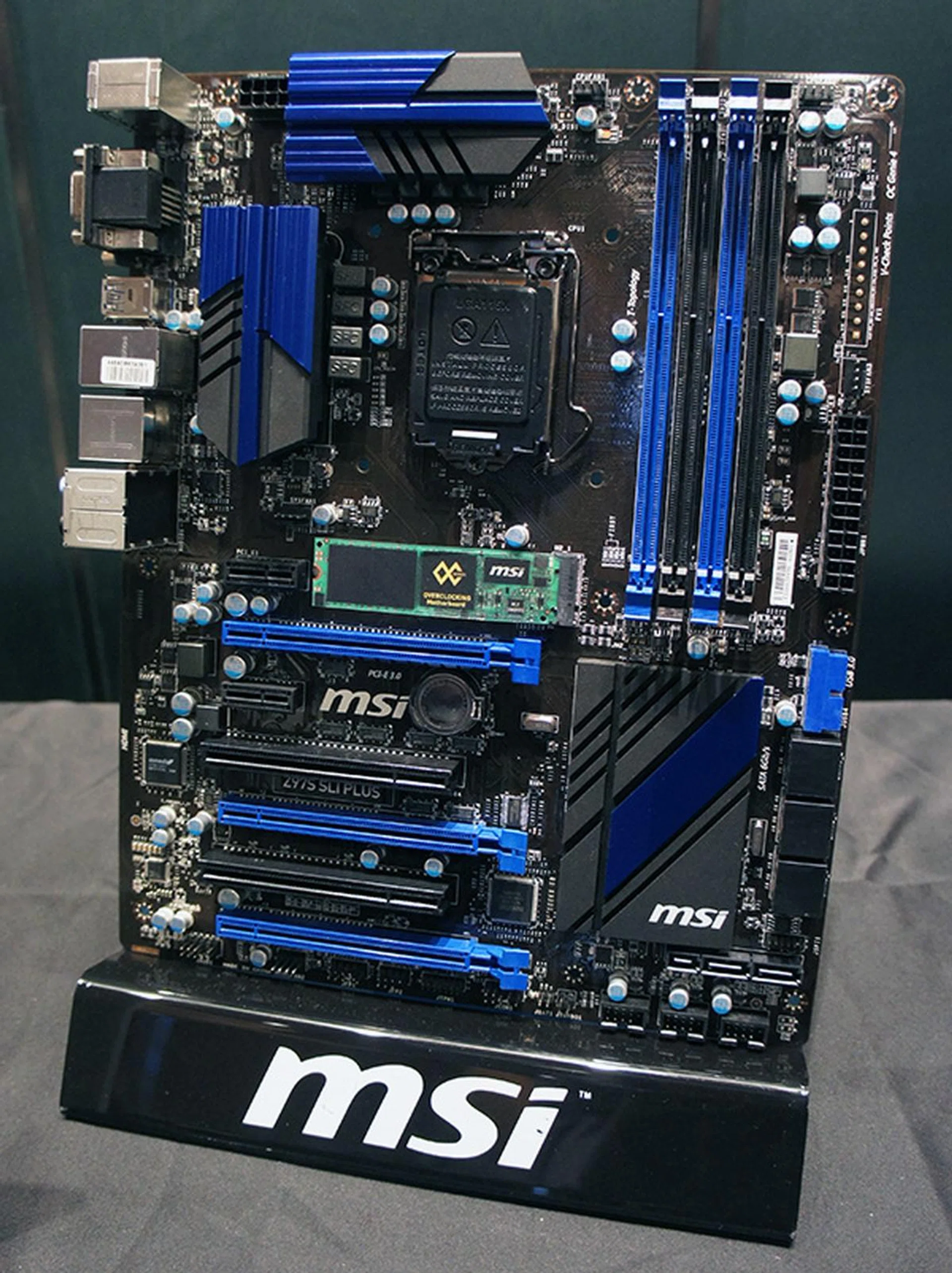 The Z97S SLI Plus is the flagship of MSI's Classic series and is only the only motherboard in MSI's 9 Series lineup to feature support for SATA Express. The reason for this that SATA Express devices are practically non-existent and they do not see the point in providing widespread support for it right now.
