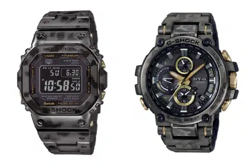 The GMW-B5000TCM-1 is on the left while the MTG-B1000DCM-1A is on the right. (Image source: Casio)
