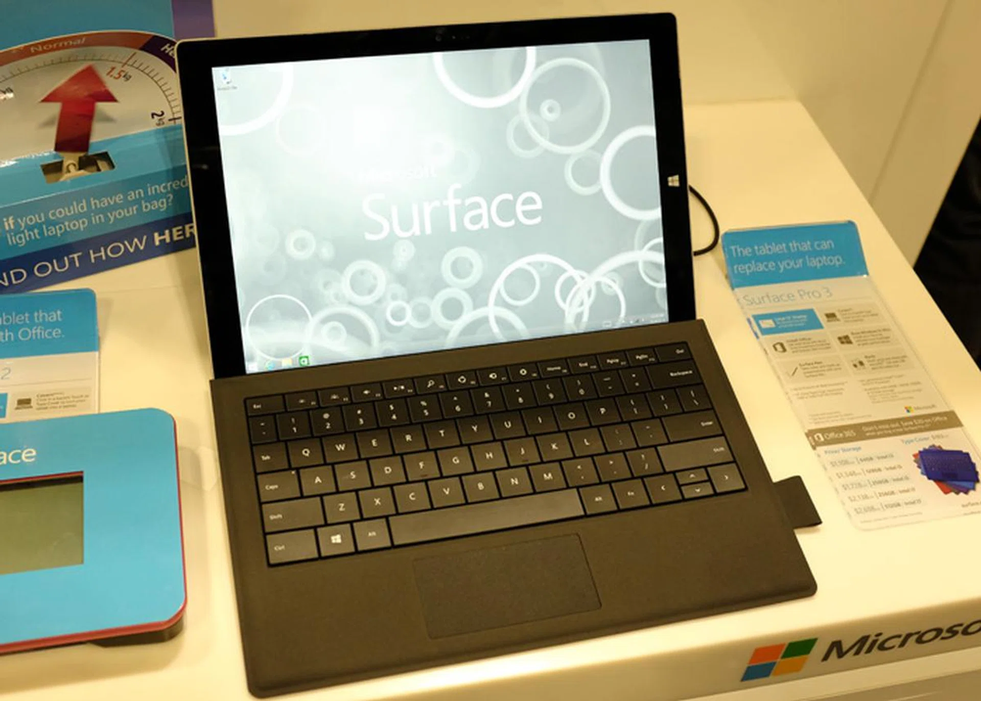 The newly launched Microsoft Surface Pro 3 is one of the best productivity tablets/notebooks around. Running on full Windows 8.1 OS, and fitted with a gorgeous 12-inch 2160 x 1440-pixel resolution display, the Surface Pro 3 comes in a variety of processor configurations. We recommend one of the i5 configurations: available with 4GB RAM and 128GB SSD storage for $1,348 or 8GB RAM with 256GB storage, for $1,728.