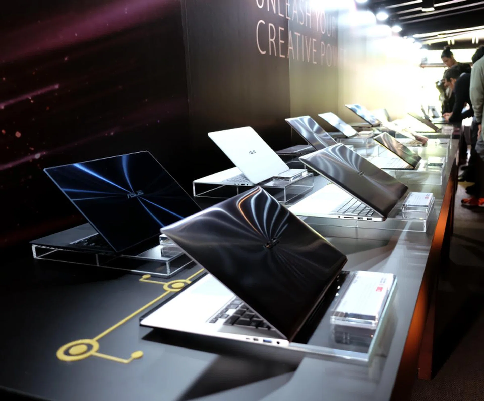 Before unveiling the new 2018 ZenBook notebooks, I was given a tour of earlier ZenBook models.