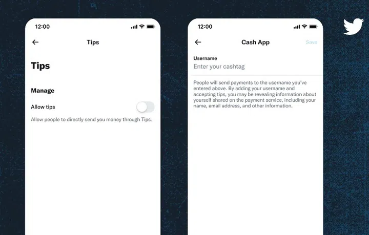 The final steps to turning on Tips in Twitter. Image source: Twitter