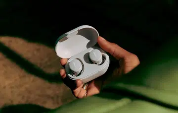 The earbuds in White Smoke. Photo: Bose