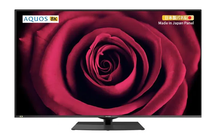 The 70-inch Sharp AQUOS 8K TV is priced at S$7,499. Image courtesy of Sharp. 