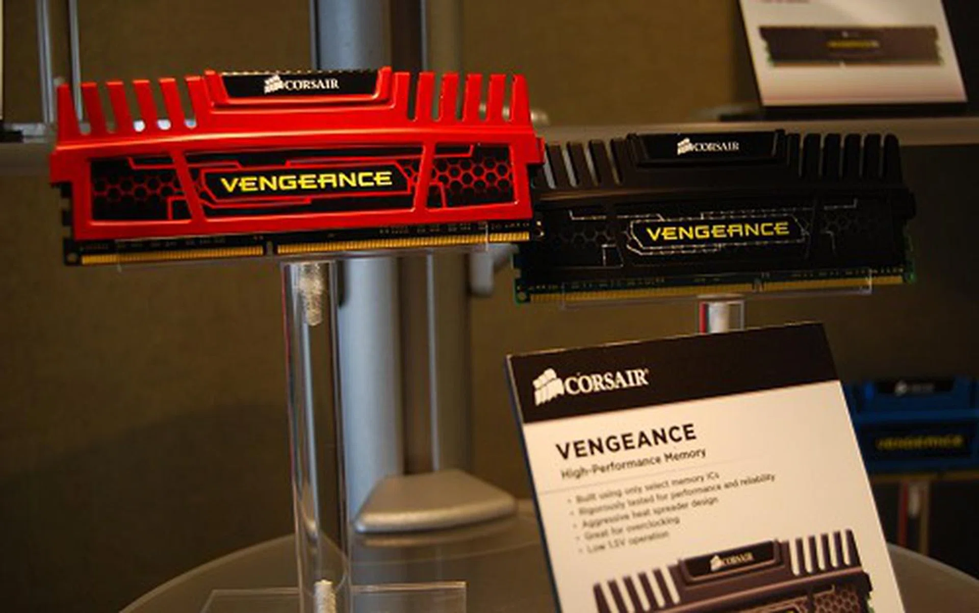 The all new Vengeance is Corsair's choice for maximum performance, maximum value. It operates no greater than 1.5V, has XMP support out of the box and thus works well with the new Intel Core processors. Comes in several color options, low-profile or lower voltage editions if required.