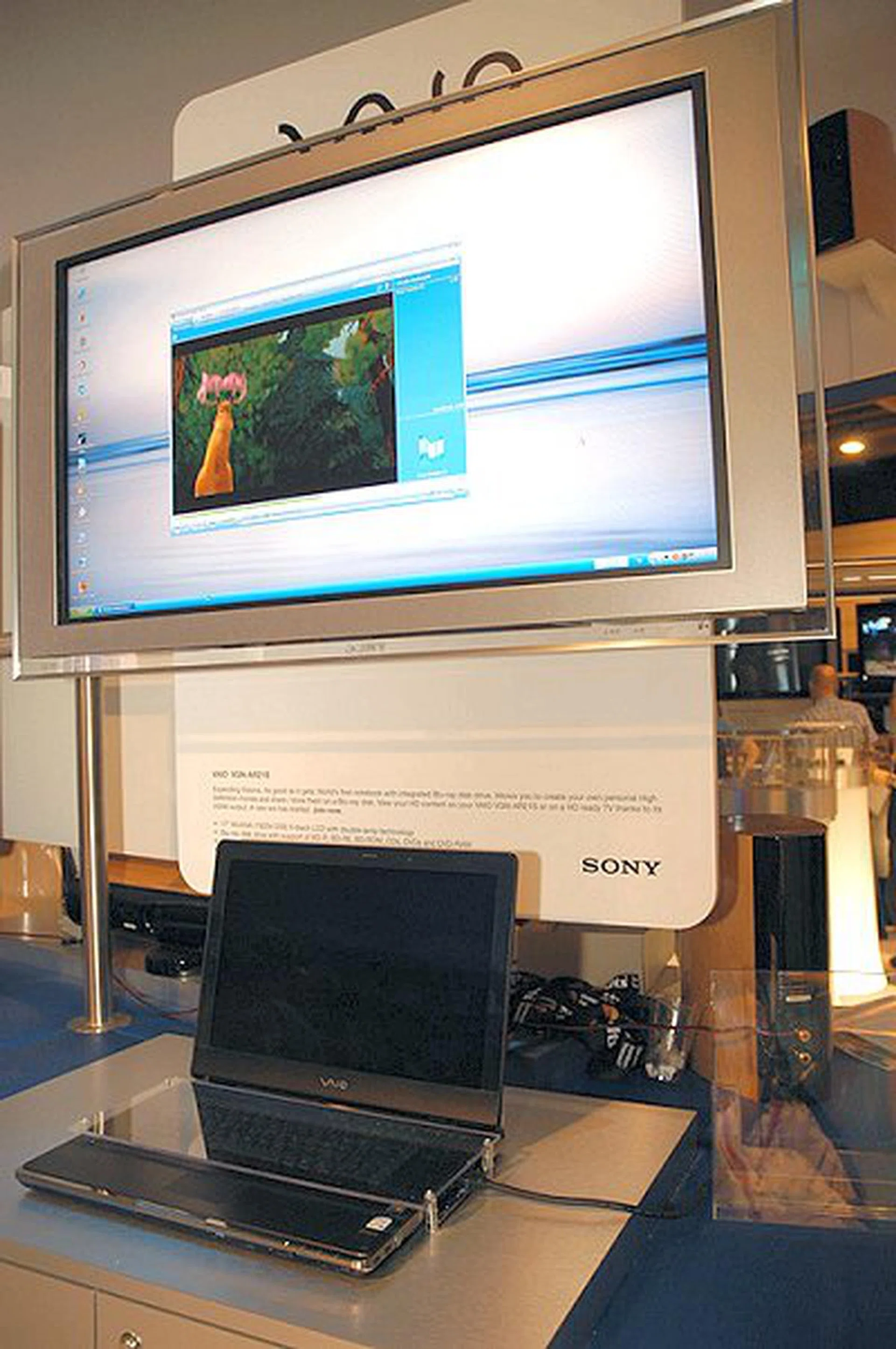 While Sony did not participate in this year's IFA 2006, their products cannot be missed, especially when their flagship products like the Sony VAIO AR18GP notebook (which we've reviewed) that uses the Blu-ray driveï¿½