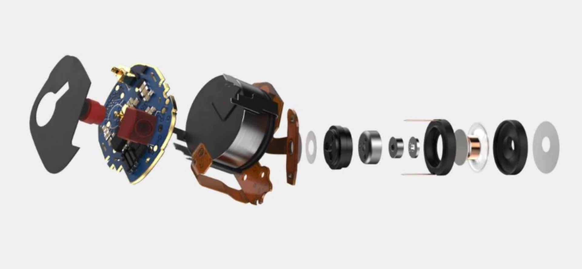 The 7mm dynamic drivers are identical to the ones on the much more expensive Momentum True Wireless 2. (Image source: Sennheiser)