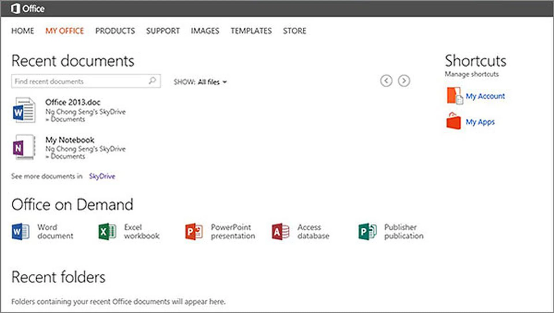 Office on Demand lets you run a temporary instance of an Office app on a computer if it doesn't already have the app installed.