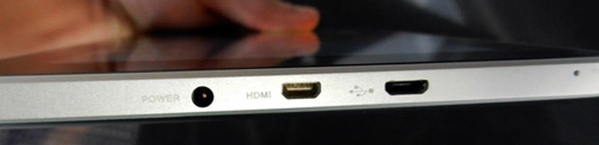 You can find the charging, HDMI and USB ports at the bottom of the MediaPad.