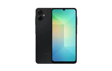 Samsung Galaxy A06 5G in Black. Image: Samsung.