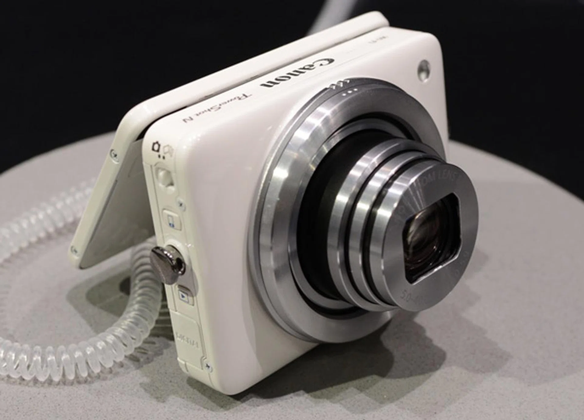 The PowerShot N attracted more than its fair share of young ladies.