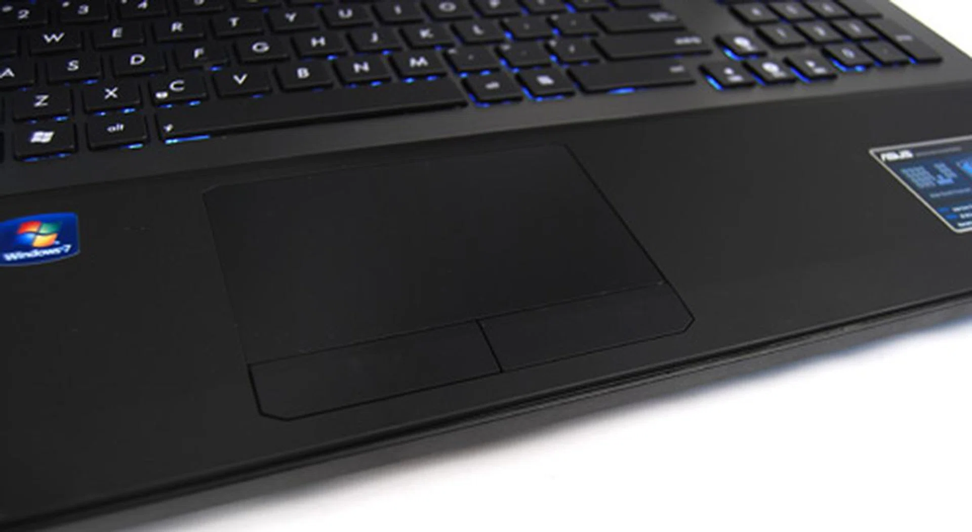 Trackpad is large, but the buttons were too mushy.