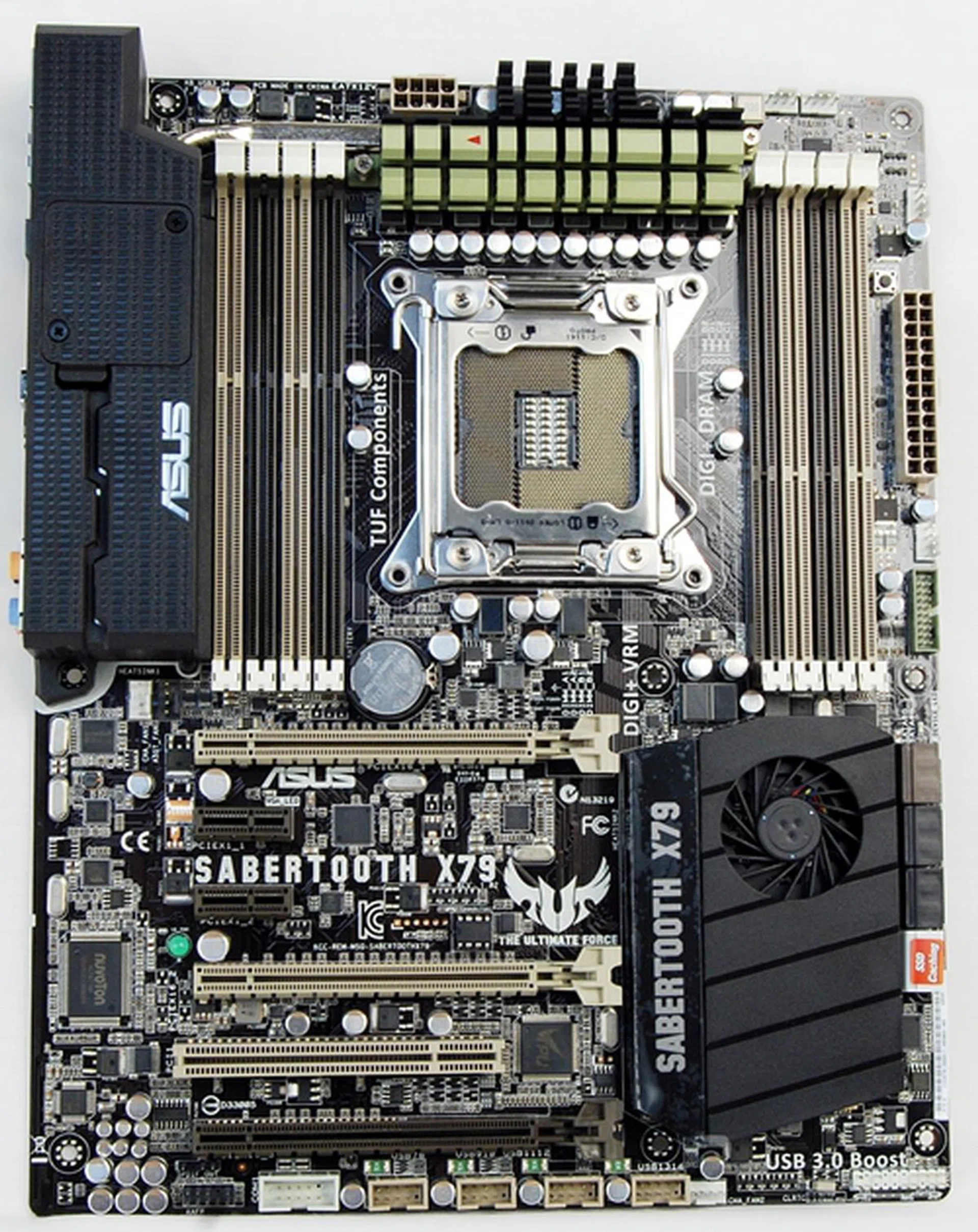 The Sabertooth X79 is targeted at rig builders who look for server-grade components for their computing needs as well as military specification components that have long lifespans even under the most punishing operating environment. In attestation to the reliability of the board, its components come with a 5-year warranty. 