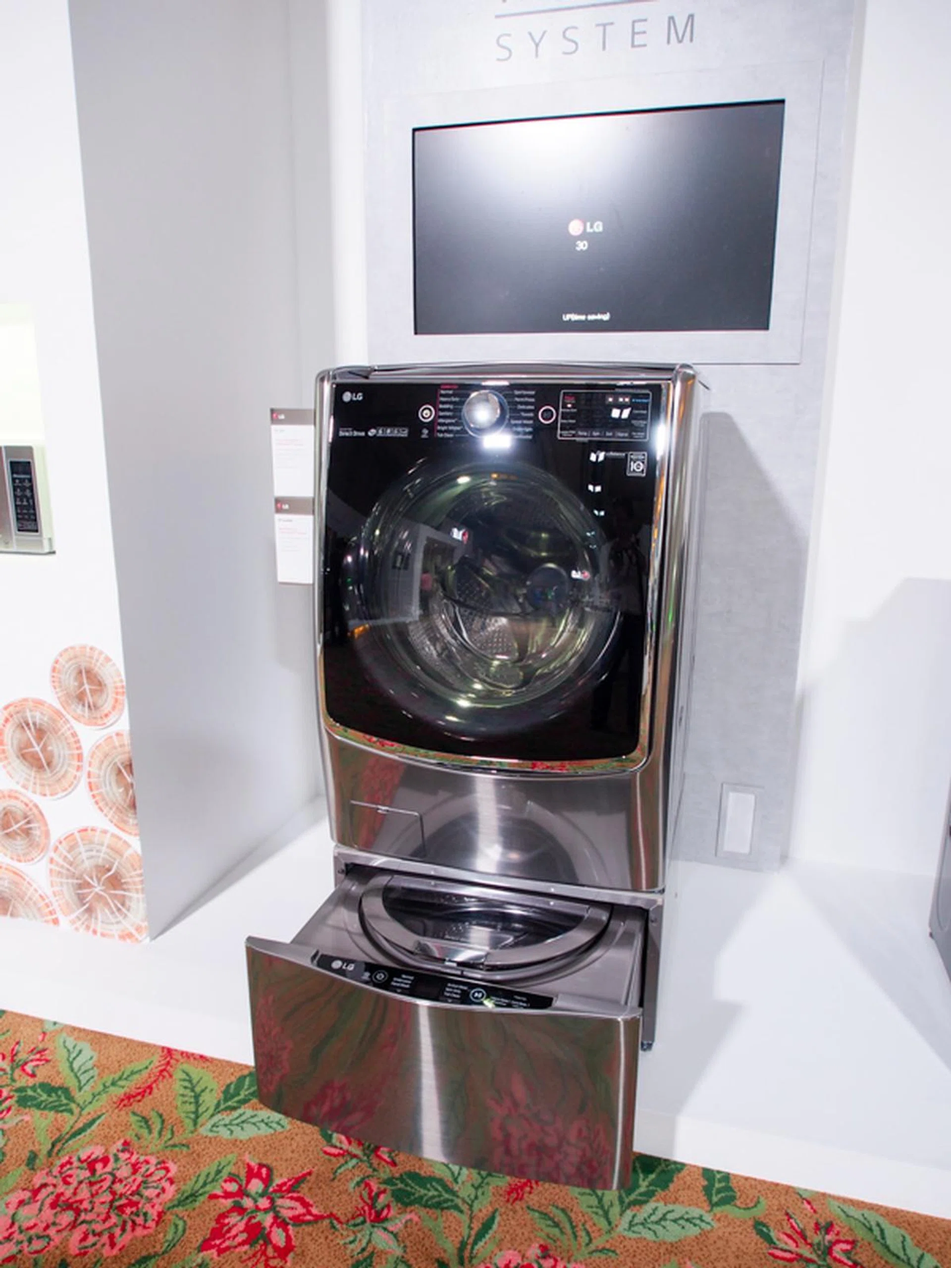 What's better than one washing machine? Two washing machines. In one!