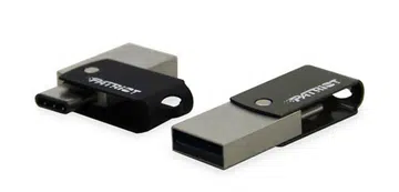 Patriot's new flash drive will come with both USB Type-C and Type-A connectors. (Image Source: Patriot Memory)