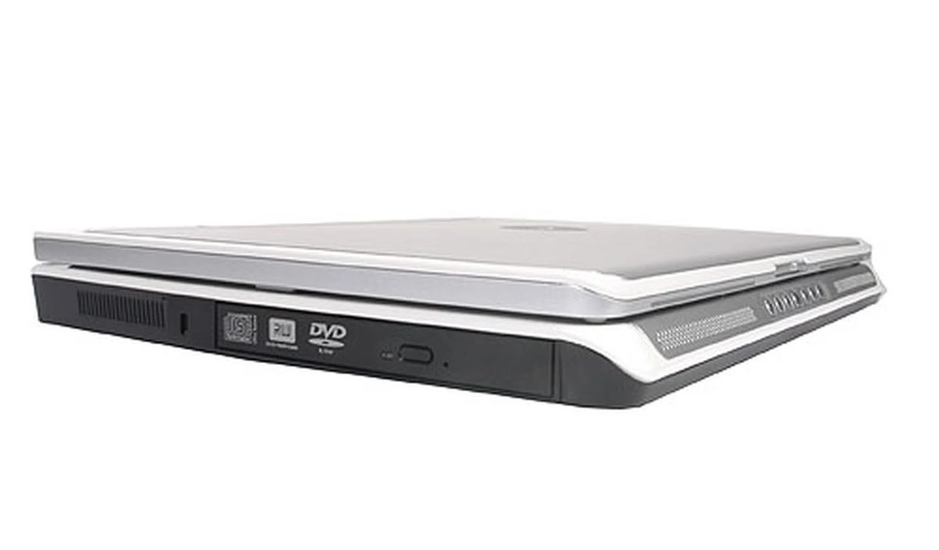 The left profile of the notebook is pretty bare save a DVD writer. Users looking for a portable notebook might want to keep in mind that the Dell Inspiron 6400 measures 40mm at its thickest.