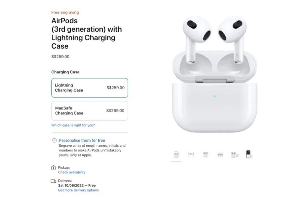 Apple quietly releases AirPods (3rd Generation) with Lightning