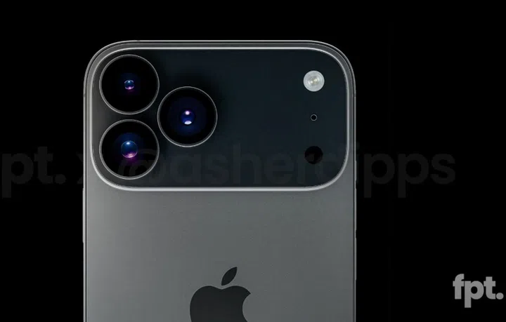 Is this the new camera bump on the iPhone 17 Pro? Photo: Front Page Tech Channel
