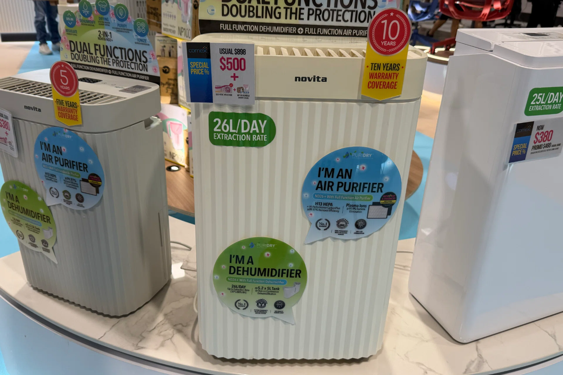 A Novita air purifier.
